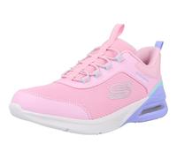 Skechers Microspec Max Colour Treifecta Sneaker, Pink, 4 UK Child