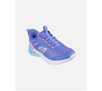 Skechers Girls Microspec Max Colour Treifecta Sneaker, Blue, 3 UK Child