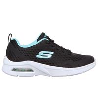 Skechers Girls Microspec Max - Electric Jumps Sneaker in Black, Size 13.5 | Textile/Synthetic