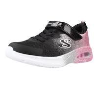 Skechers Girls' Microspec Max Glitz Gala, Black, 1.5 UK Child