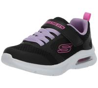 Skechers Girls Microspec Max Trainers (12.5 UK Child) (Black/Lavender)