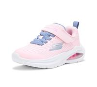 Skechers Girls Microspec Max Velocity, Light Pink, 1.5 Little Kid | Athletic, Skech-Air, Adaptive Closure, Lightweight, Air-Cushioned Midsole