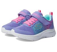 Skechers Girls' Microspec Plus Swirl Sweet Trainers, Sports Shoes, Perwinkle Multi, 10 UK