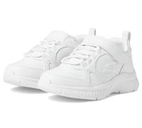 Skechers Girls Microspec Plus - School Sweets Sneaker in White, Size 13.5 | Synthetic, Machine Washable