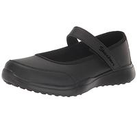 Skechers Girls Microstrides Recess Rules Sneaker, Black, 2 UK Child