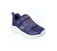 Skechers Girls Navy Sola Glow Trainers Navy