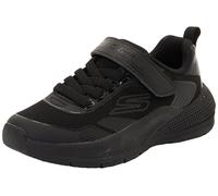 Skechers Microspec Advance Oasis Point Sneaker, Black, 12.5 UK Child