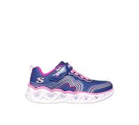 Skechers Girls Retro Hearts Lighted Trainer, Navy, Size 3 Older Navy