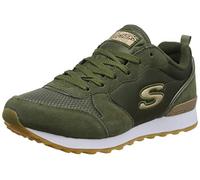 Skechers Girl's Retros-og 85-goldn Gurl Trainers, Olive Suede Nylon Mesh Rose Gold Trim, 2.5 UK