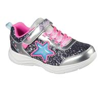 Skechers Glimmer Kicks Girls Trainers Sneaker Touch Shine Fastening 302310L