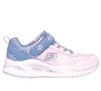 Skechers Girl's Sola Glow Ombre Deluxe Sneakers, Pink, 11.5 UK Child