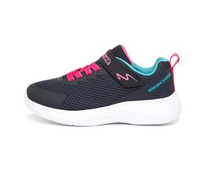 Skechers Girl's Selectors Jammin' Jogger Sneaker, Navy, 1.5 UK