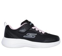 Skechers Girls Selectors - Reset Achieved Sneaker in Black, Size 3 | Textile/Synthetic, Machine Washable