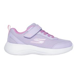 Skechers Girls Selectors - Reset Achieved Sneaker in Lavender, Size 3 | Textile/Synthetic, Machine Washable