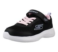 Skechers Girls Selectors Reset Achieved Sneaker, Black Mesh Trim, 9.5 UK Child
