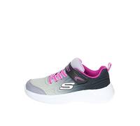 Skechers Girl's Selectors Sweet Swirl Sneaker, Black Satin Mesh Multi Trim, 13.5 UK Child