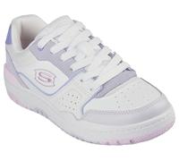 Skechers Skx-228 WMLT White Multi Kids girls trainers 310230L in a Plain Textile in Size 38