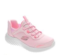 Skechers Bounder Simple Cute Sneaker, Light Pink, 3.5 UK Child