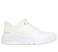 Skechers Girls Slip-ins: UNO Lite Ease Sneaker in White, Size 13 | Synthetic, Machine Washable