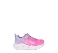 Skechers Girl's Skechers Sola Glow Ombre Deluxe Sneakers, Pink Mesh/Lavender Trim, 1 UK Child