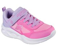Skechers Girls Sola Glow Ombre Deluxe Sneaker, Pink Mesh Lavender Trim, 11.5 UK Child
