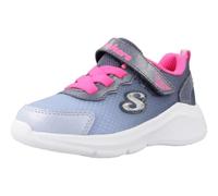 Skechers Sole Swifters NVHP Navy Pink Kids Girls Trainers 303579N