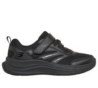 Skechers Girls Streamline Sneaker in Black, Size 10 | Synthetic/Textile, Machine Washable