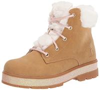 Skechers Girls Street Glitz Fashion Boot, Chestnut, 1.5 UK