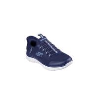 Skechers Girls Summits Slip-ins Sneaker, Navy, 13 UK Child