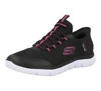 Skechers Girls' Summits Trainer, Black/White, 2.5 UK Child