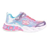 Skechers Girls Sweetheart Lets Shine Light Up Trainers - Purple