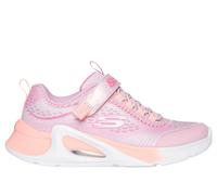Skechers Girls Tide Tech Sneaker in Light Pink, Size 1.5 | Textile/Synthetic, Machine Washable