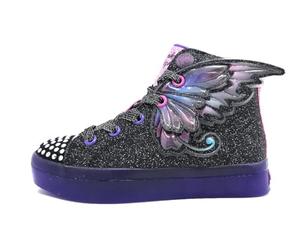 Skechers Girls' TWI-Lites 2.0 Twinkle Wishes, Black, 9.5 UK Child