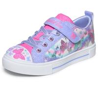 Skechers Girl's Twinkle Sparks Trainers, Lavender Synthetic Multi Trim, 9.5 UK Child