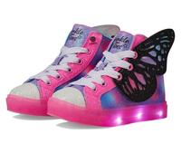 Skechers Girls' Twinkle Sparks Ice-Flutter Glitz Trainers, Black multi, 13 UK