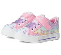 Skechers Girls' Twinkle Sparks Ombre Flood Trainers, Link Pink Multicolor, 12.5 Little Kid