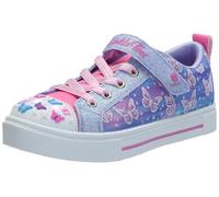 Skechers Girl's Twinkle Sparks Ombre Flutter Sneaker, Lavender, 11 UK Child
