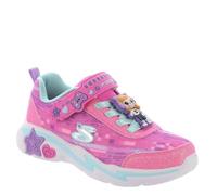 Skechers Girl's Twinkle Sparks Ombre Flutter Sneaker, Pink, 2.5 UK