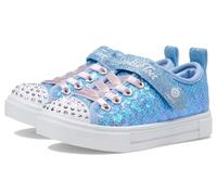 Skechers Girls' Twinkle Sparks Ombre Flutter Trainers, Light blue multi-coloured, 1.5 Little Kid