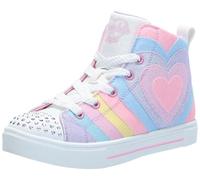 Skechers Girls' Twinkle Sparks Ombre Flutter Trainers, Linkpink Multi, 1.5 Little Kid