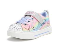 Skechers Girls Twinkle Sparks - Ombre Love | Casual, Light-Up, Twinkle Toes, Glitter Trim, Adaptive Closure
