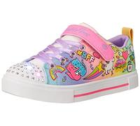 Skechers Girl's Twinkle Sparks Sneaker, Multi Textile Trim, 1.5 UK