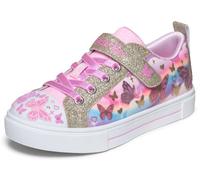 Skechers Girl's Twinkle Sparks Trainers, Pink Synthetic Multi Trim, 1.5 UK Child