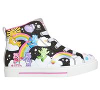 Skechers Girls Twinkle Toes Care Bears: Twinkle Sparks - Forever Care Bears Sneaker in Black, Size 7 | Synthetic