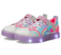 Skechers Girls Twinkle Toes Trainers, Multi Synthetic Trim, 11 UK