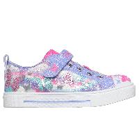 Skechers Girls Twinkle Toes: Twinkle Sparks - Butterfly Sky Sneaker in Lavender, Size 11.5 | Synthetic