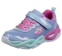 Skechers Girl's Twisty Glow Sneakers, Periwinkle Mesh Multi Trim, 2 UK Child