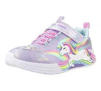 Skechers Baby Girl's Unicorn Chaser Sneaker, Lavender Sparkle Mesh/Multi Trim, 5 UK