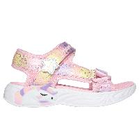 Skechers Girls Unicorn Dreams - Majestic Bliss Sandals in Light Pink, Size 9.5 | Textile