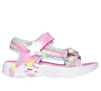 Skechers Baby Girls Unicorn Dreams Sandal Flat, Pink, 13 UK Child